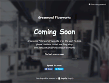 Tablet Screenshot of greenwoodfiberworks.com